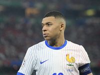 Kylian Mbappe centre-forward of France and Real Madrid during the UEFA EURO 2024 semi-final match between Spain v France at Munich Football...