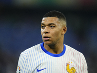 Kylian Mbappe centre-forward of France and Real Madrid during the UEFA EURO 2024 semi-final match between Spain v France at Munich Football...