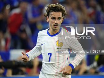 Antoine Griezmann centre-forward of France and Atletico de Madrid during the UEFA EURO 2024 semi-final match between Spain v France at Munic...