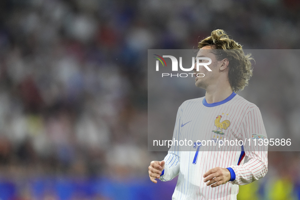 Antoine Griezmann centre-forward of France and Atletico de Madrid during the UEFA EURO 2024 semi-final match between Spain v France at Munic...