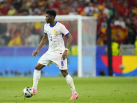 Aurelien Tchouameni defensive midfield of France and Real Madrid during the UEFA EURO 2024 semi-final match between Spain v France at Munich...