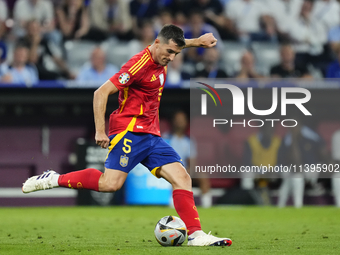 Dani Vivian centre-back of Spain and Athletic Club Bilbao during the UEFA EURO 2024 semi-final match between Spain v France at Munich Footba...