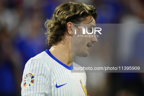 Antoine Griezmann centre-forward of France and Atletico de Madrid during the UEFA EURO 2024 semi-final match between Spain v France at Munic...