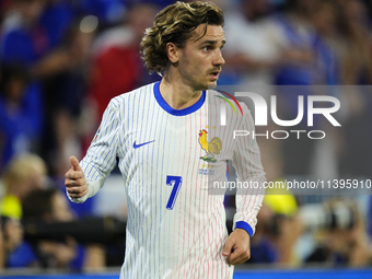 Antoine Griezmann centre-forward of France and Atletico de Madrid during the UEFA EURO 2024 semi-final match between Spain v France at Munic...