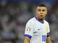 Kylian Mbappe centre-forward of France and Real Madrid during the UEFA EURO 2024 semi-final match between Spain v France at Munich Football...