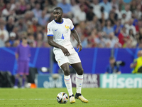 Dayot Upamecano centre-back of France and Bayern Munich during the UEFA EURO 2024 semi-final match between Spain v France at Munich Football...