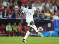 Dayot Upamecano centre-back of France and Bayern Munich during the UEFA EURO 2024 semi-final match between Spain v France at Munich Football...