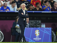 Didier Deschamps head coach of France during the UEFA EURO 2024 semi-final match between Spain v France at Munich Football Arena on July 9,...