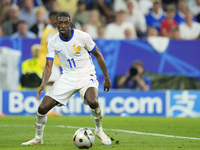 Ousmane Dembele right winger of France and Paris Saint-Germain during the UEFA EURO 2024 semi-final match between Spain v France at Munich F...