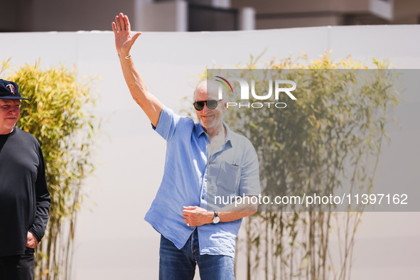 Charles Dance is arriving at the photocall of Rumours during the 77th Festival de Cannes in Cannes, France, on May 19, 2024 