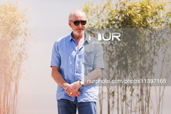 Charles Dance is arriving at the photocall of Rumours during the 77th Festival de Cannes in Cannes, France, on May 19, 2024 