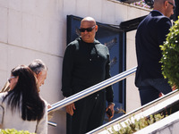 Laurence Fishburne is arriving at the photocall of Megalopolis during the 77th Festival de Cannes in Cannes, France, on May 17, 2024 (