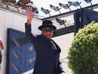 Giancarlo Esposito is arriving at the photocall of Megalopolis during the 77th Festival de Cannes in Cannes, France, on May 17, 2024 (