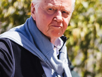 Jon Voight is arriving at the photocall of Megalopolis during the 77th Festival de Cannes in Cannes, France, on May 17, 2024 (