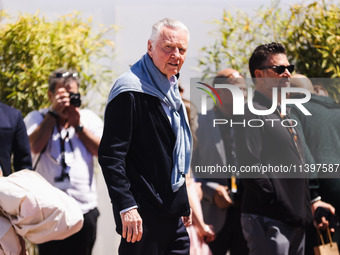 Jon Voight is arriving at the photocall of Megalopolis during the 77th Festival de Cannes in Cannes, France, on May 17, 2024 (