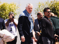 Jon Voight is arriving at the photocall of Megalopolis during the 77th Festival de Cannes in Cannes, France, on May 17, 2024 (