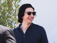 Adam Driver is arriving at the photocall of Megalopolis during the 77th Festival de Cannes in Cannes, France, on May 17, 2024 (