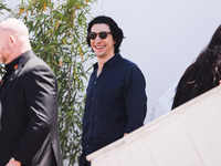 Adam Driver is arriving at the photocall of Megalopolis during the 77th Festival de Cannes in Cannes, France, on May 17, 2024 (