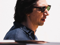 Adam Driver is arriving at the photocall of Megalopolis during the 77th Festival de Cannes in Cannes, France, on May 17, 2024 (