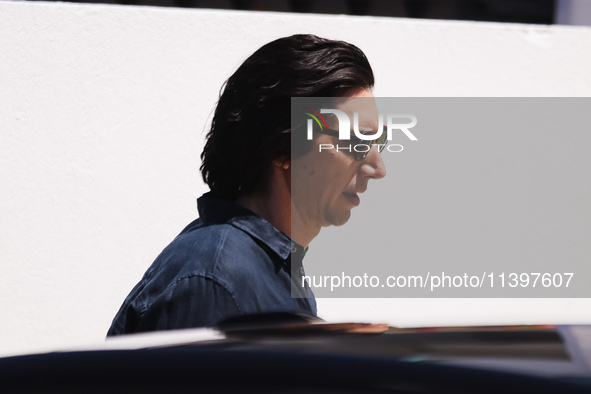 Adam Driver is arriving at the photocall of Megalopolis during the 77th Festival de Cannes in Cannes, France, on May 17, 2024 