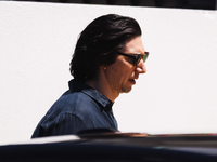 Adam Driver is arriving at the photocall of Megalopolis during the 77th Festival de Cannes in Cannes, France, on May 17, 2024 (