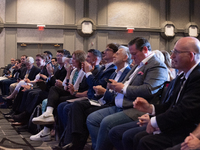 Former Presidential Candidate Vivek Ramaswamy Speaks At The 2024 National Conservatism Conference In Washington DC On July 9th, 2024. 