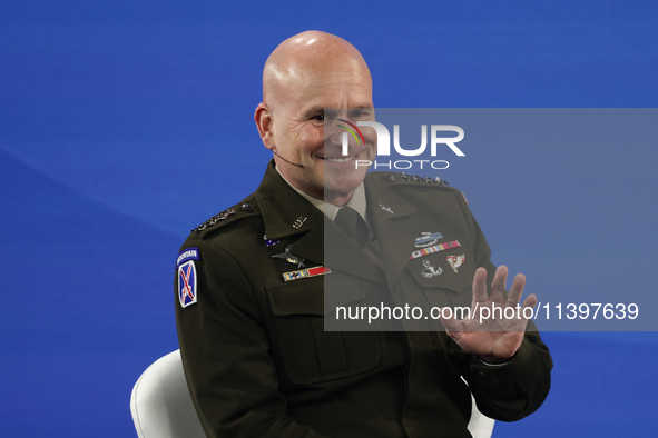 General Christopher Cavoli at NATO Public Forum during the NATO Summit in Washington DC, United States on July 10, 2024. 