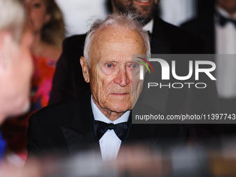 Jerome Seydoux is leaving the hotel for the red carpet of Parthenope during the 77th Festival de Cannes in Cannes, France, on May 21, 2024 (