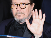 Gary Oldman is leaving the hotel for the red carpet of Parthenope during the 77th Festival de Cannes in Cannes, France, on May 21, 2024 (