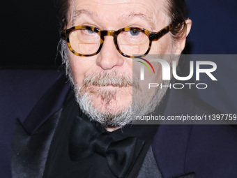 Gary Oldman is leaving the hotel for the red carpet of Parthenope during the 77th Festival de Cannes in Cannes, France, on May 21, 2024 (