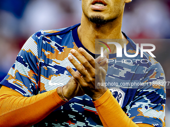 Netherlands defender Virgil van Dijk is playing during the match between the Netherlands and England (EURO 2024) at the BVB Stadion Dortmund...