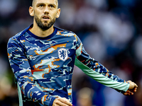 Netherlands defender Stefan de Vrij is playing during the match between the Netherlands and England (EURO 2024) at the BVB Stadion Dortmund...