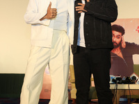 Bollywood actors Vicky Kaushal and Ammy Virk are promoting their upcoming movie 'Bad Newz' at an event in Jaipur, Rajasthan, India, on July...