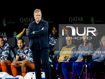 Netherlands trainer Ronald Koeman is coaching during the match between the Netherlands and England (EURO 2024) at the BVB Stadion Dortmund f...