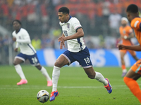 Jude Bellingham attacking midfield of England and Real Madrid in action during the UEFA EURO 2024 semi-final match between Netherlands and E...