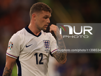 Kieran Trippier (England) is playing during the Semi-Final of the UEFA European Championship between England and Netherlands at the BVB Stad...