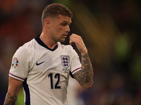 Kieran Trippier (England) is playing during the Semi-Final of the UEFA European Championship between England and Netherlands at the BVB Stad...