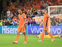 Ollie Watkins (England) is scoring his team's second goal during the Semi Final of the UEFA European Championship between England and Nether...