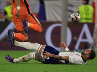 Kyle Walker (England) is sliding in during the Semi Final of the UEFA European Championship between England and Netherlands at the BVB Stadi...