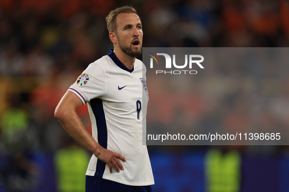 Harry Kane (England) is preparing to be taken off during the Semi-Final of the UEFA European Championship between England and the Netherland...