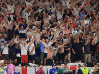 Ollie Watkins (England) is scoring his team's second goal during the Semi Final of the UEFA European Championship between England and Nether...