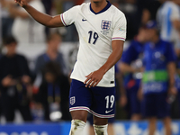 Ollie Watkins (England) is playing during the Semi Final of the UEFA European Championship between England and Netherlands at the BVB Stadio...