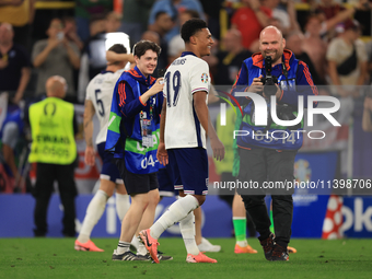 Ollie Watkins (England) is participating in the Semi Final of the UEFA European Championship between England and Netherlands at the BVB Stad...