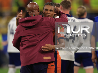 Nathan Ake (Netherlands) is appearing after the Semi Final of the UEFA European Championship between England and Netherlands at the BVB Stad...