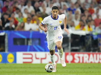 William Saliba centre-back of France and Arsenal FC during the UEFA EURO 2024 semi-final match between Spain v France at Munich Football Are...