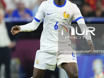 Eduardo Camavinga central midfield of France and Real Madrid during the UEFA EURO 2024 semi-final match between Spain v France at Munich Foo...