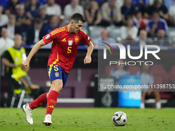 Dani Vivian centre-back of Spain and Athletic Club Bilbao during the UEFA EURO 2024 semi-final match between Spain v France at Munich Footba...