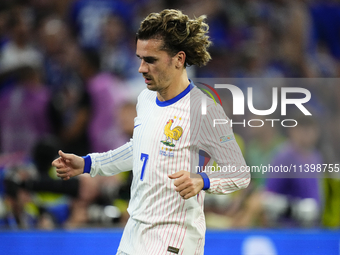 Antoine Griezmann centre-forward of France and Atletico de Madrid during the UEFA EURO 2024 semi-final match between Spain v France at Munic...