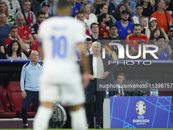 Didier Deschamps head coach of France during the UEFA EURO 2024 semi-final match between Spain v France at Munich Football Arena on July 9,...