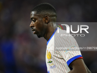 Ousmane Dembele right winger of France and Paris Saint-Germain during the UEFA EURO 2024 semi-final match between Spain v France at Munich F...